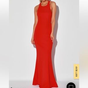 Lulu's Red Gown